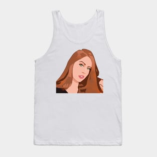 Beautiful girl, ginger woman Tank Top